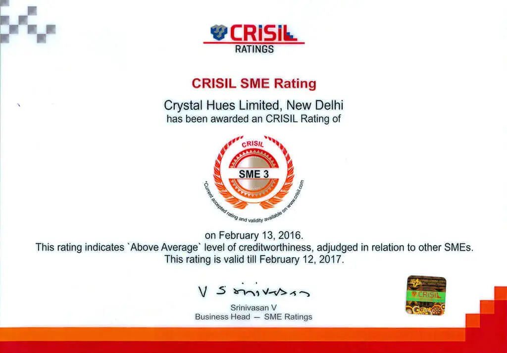 CRISIL 授予第三高奖项