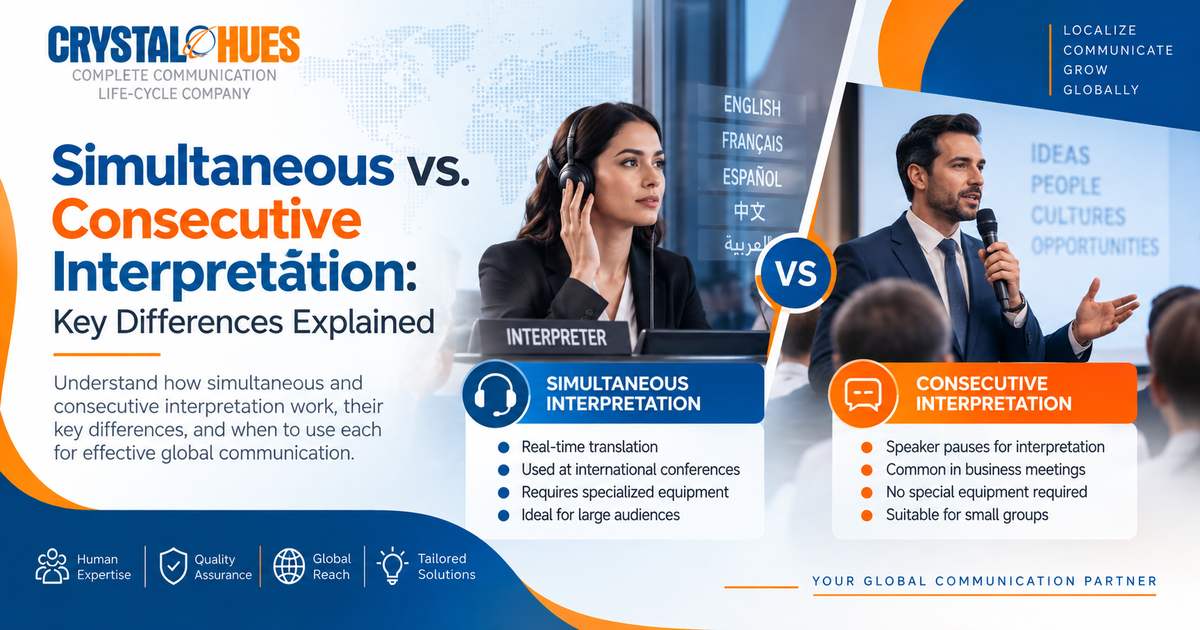 Simultaneous vs. Consecutive Interpretation: Key Differences Explained