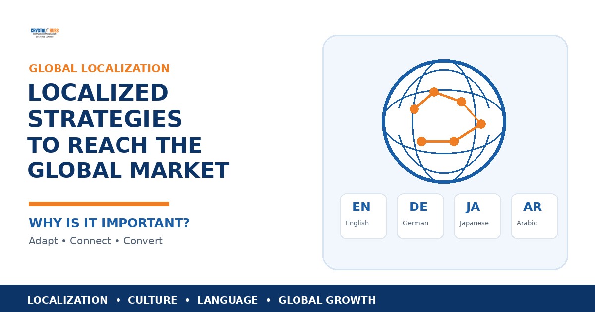 Localized Strategies to Reach the Global Market: Why Is It Important?