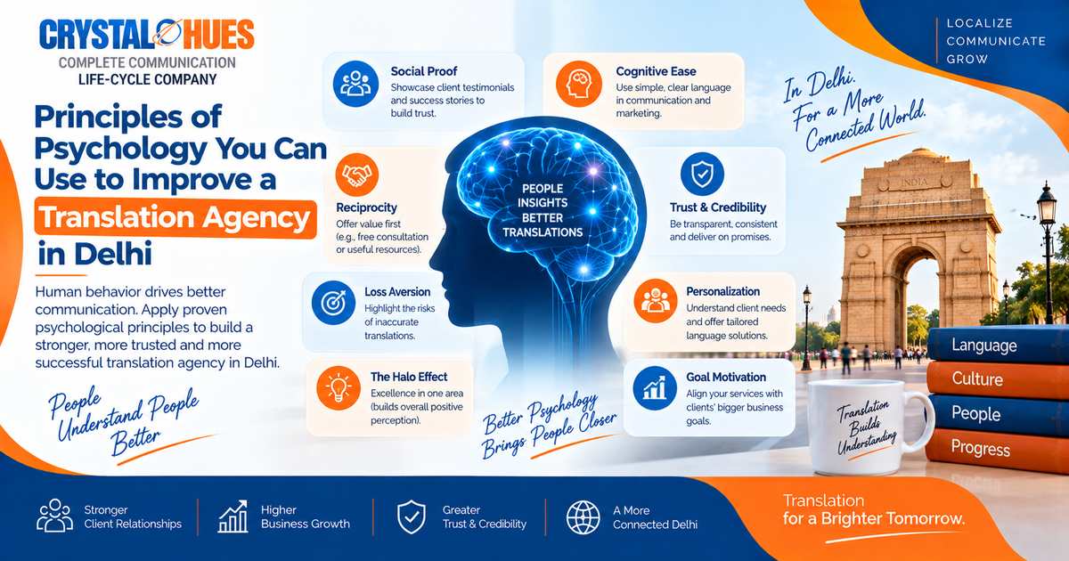 Principles of Psychology You Can Use to Improve a Translation Agency in Delhi