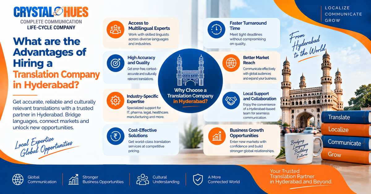 What are the advantages of hiring a Translation company in Hyderabad?