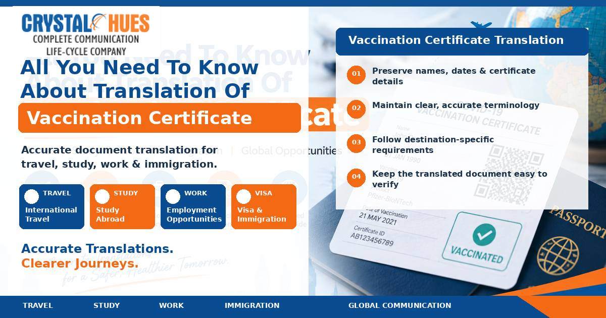 All You Need To Know About Translation Of Vaccination Certificate