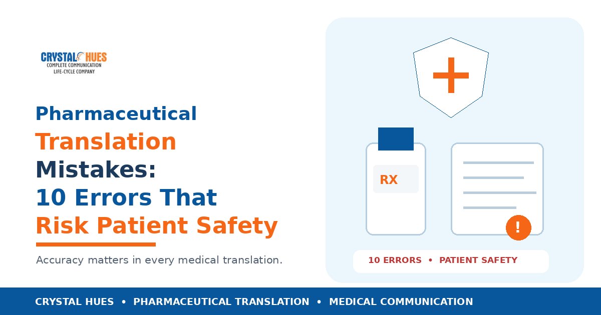Pharmaceutical Translation Mistakes: 10 Errors That Risk Patient Safety