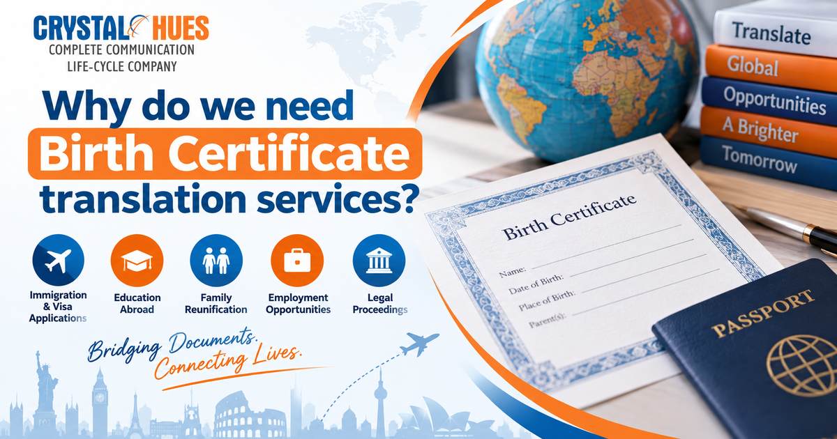 Why do we need Birth Certificate translation services?