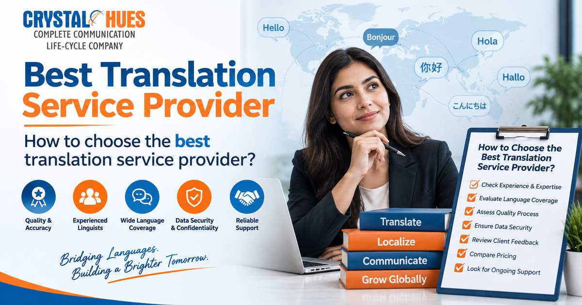 How to choose the best translation service provider