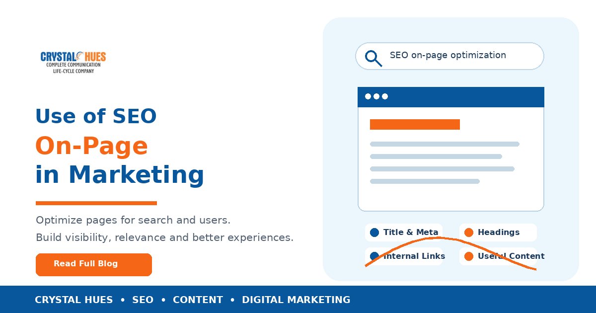 Use of SEO On-page in Marketing