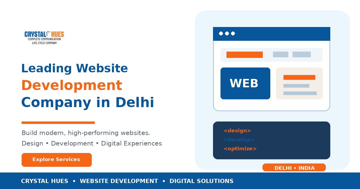 Leading Website Development Company in Delhi