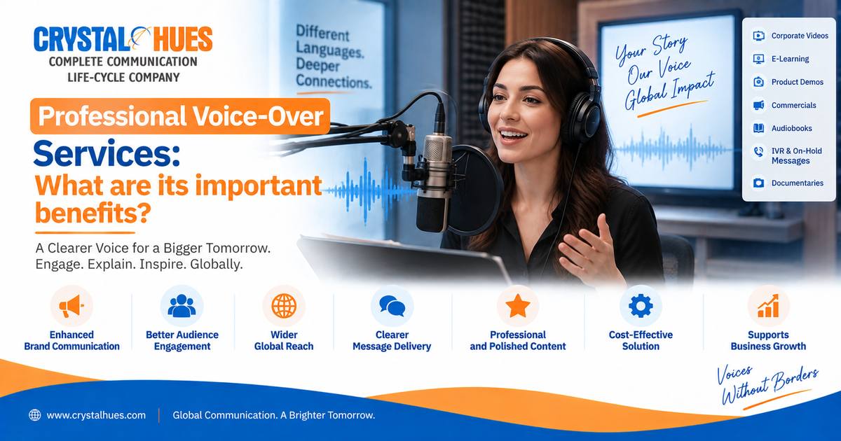 Professional Voice Over Services What are its important benefits