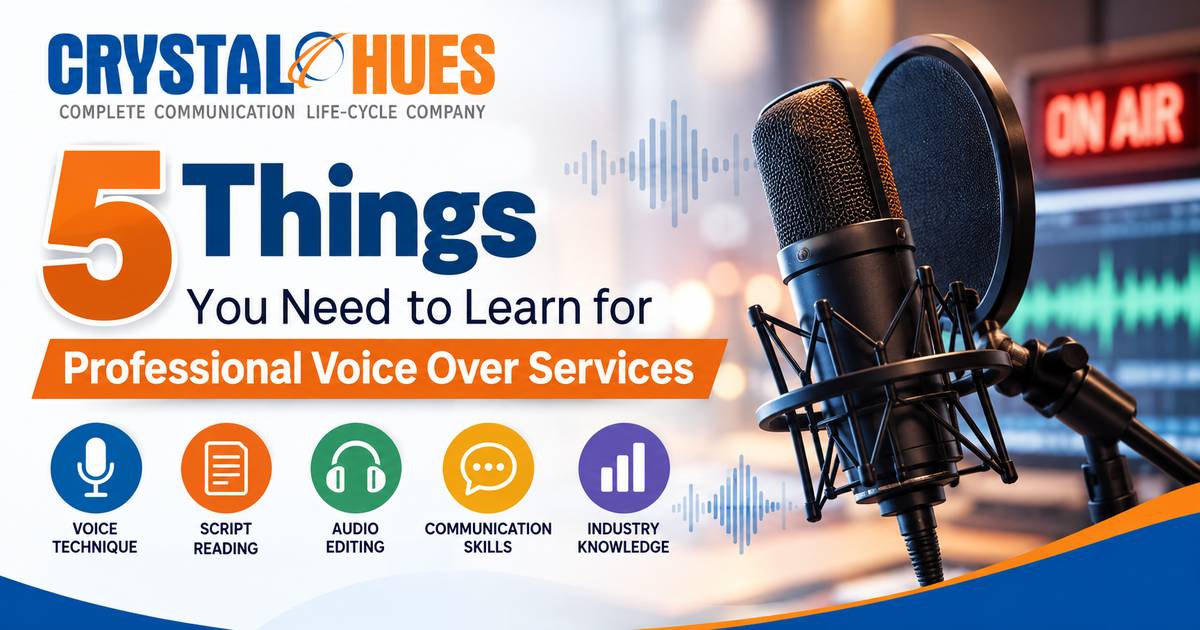 5 Things You Need to Learn for Professional Voice Over Services